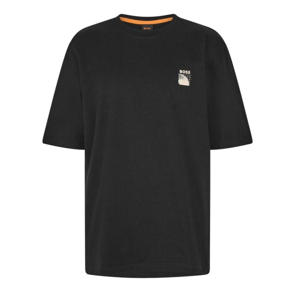 Boss Mens Radar Regular T-Shirt / Black
